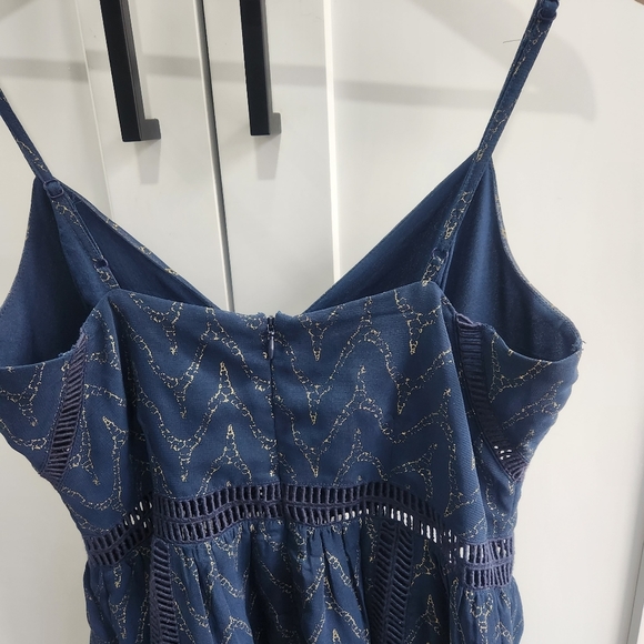 Revolve NBD Miley Dress Fit N Flare Navy Small - Picture 11 of 12